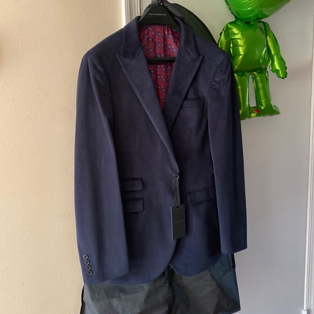 Mens Warehouse Suede Tux